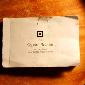 square reader  (taking paynents anywhere)